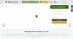 Desktop Screenshot of cabanes-de-france.com